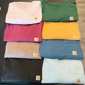 Carhartt Pocket Tshirts Bundle of 8 size XL